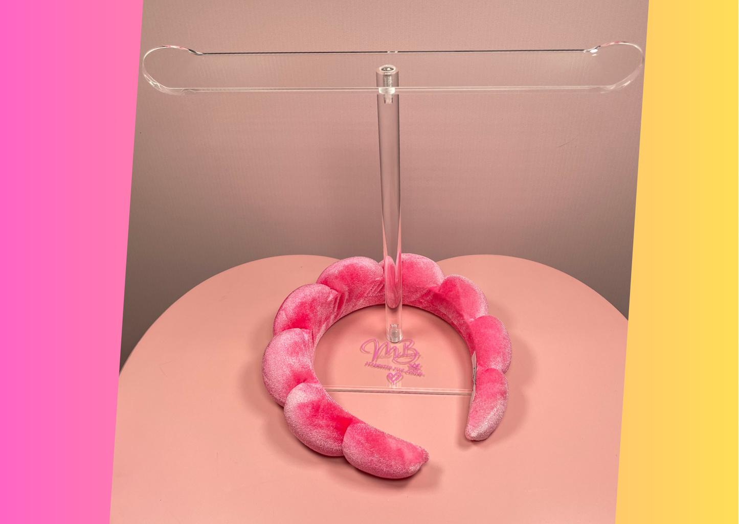 Marshmallow Twist Headband Crown Stand