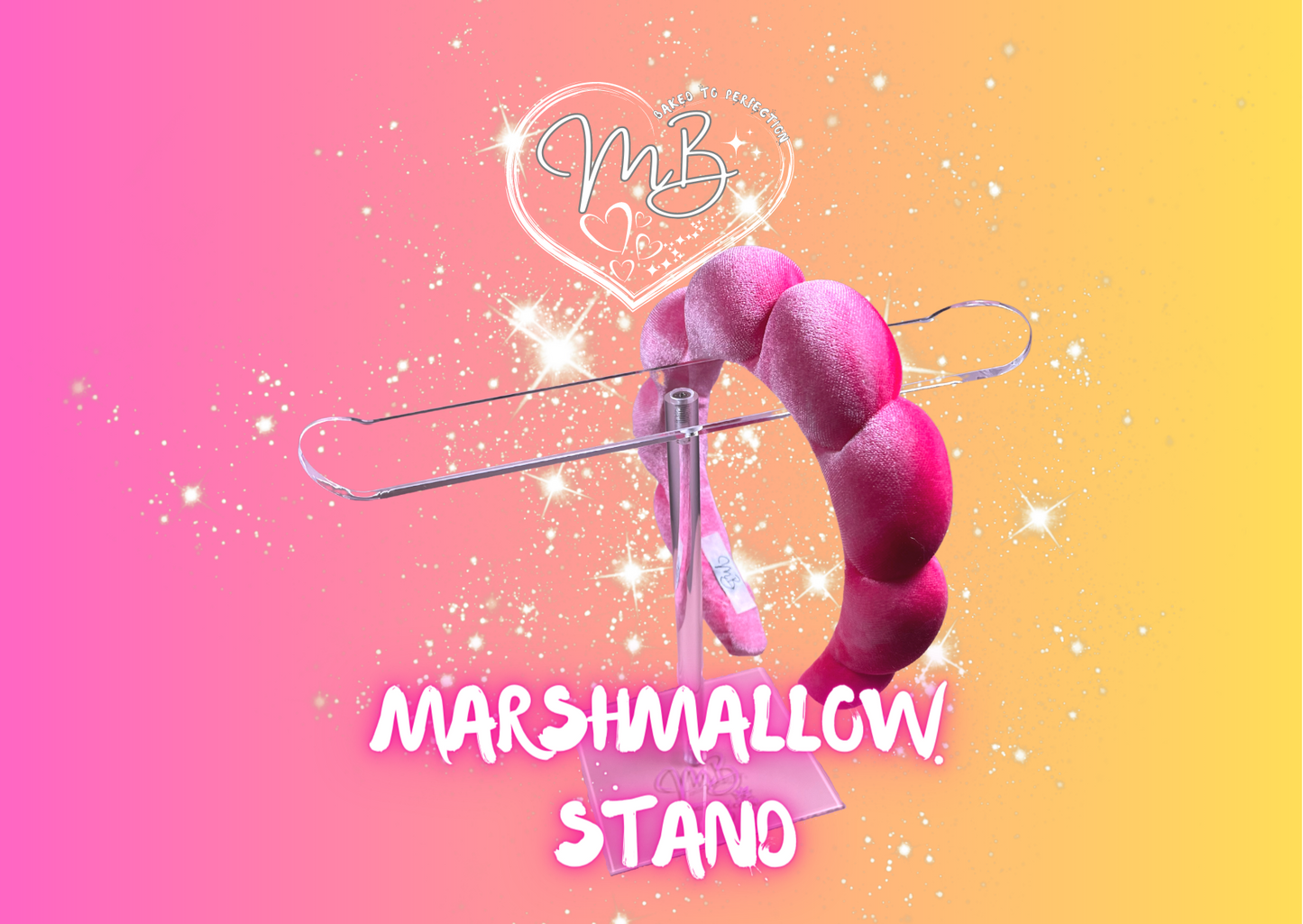 Marshmallow Twist Headband Crown Stand