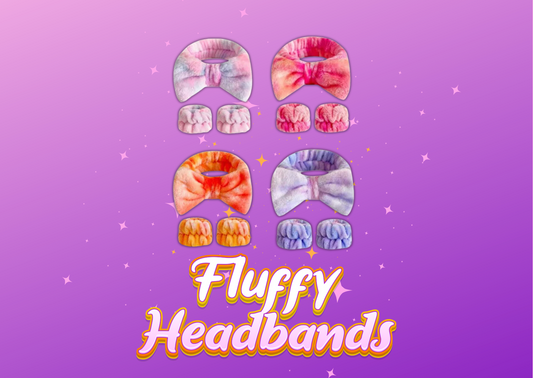 Fluffy Headband & Wrist Sets