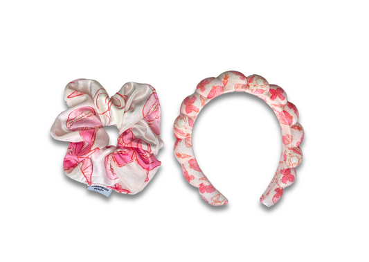Spring Twist Headband and Hair Tie Bundle